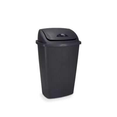 Papelera Cocina Y Baño Cesto Tacho De Basura Doble Tapa 15 L