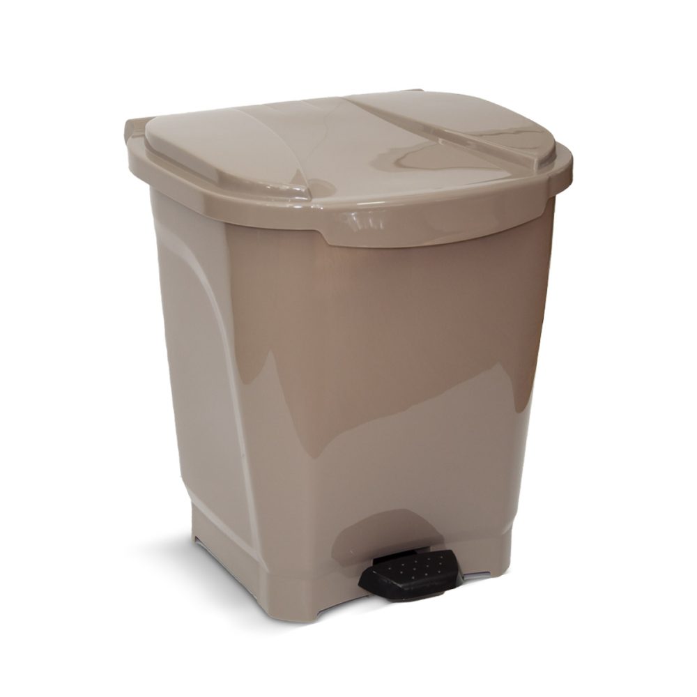 2126-marron RECIPIENTE PEDAL COLOBIN 25 LTS