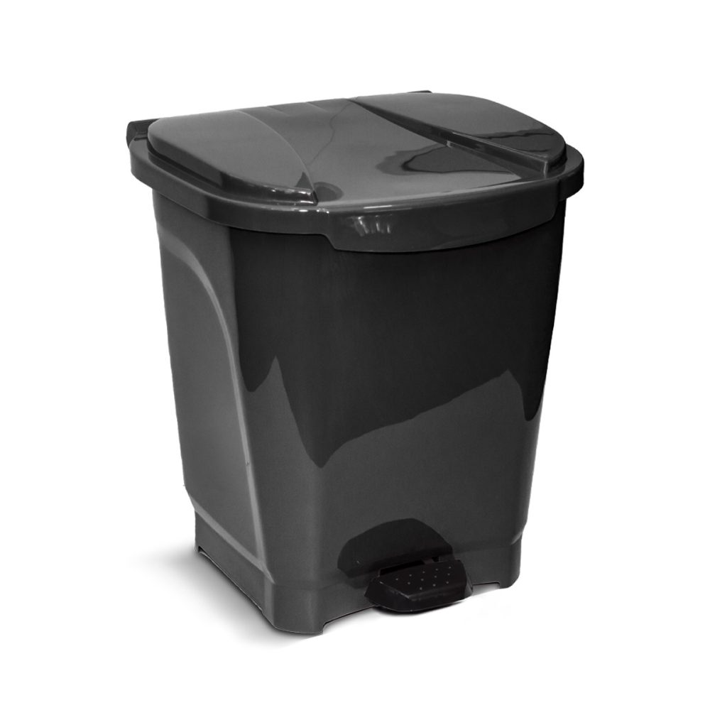 2126-negro RECIPIENTE PEDAL COLOBIN 25 LTS