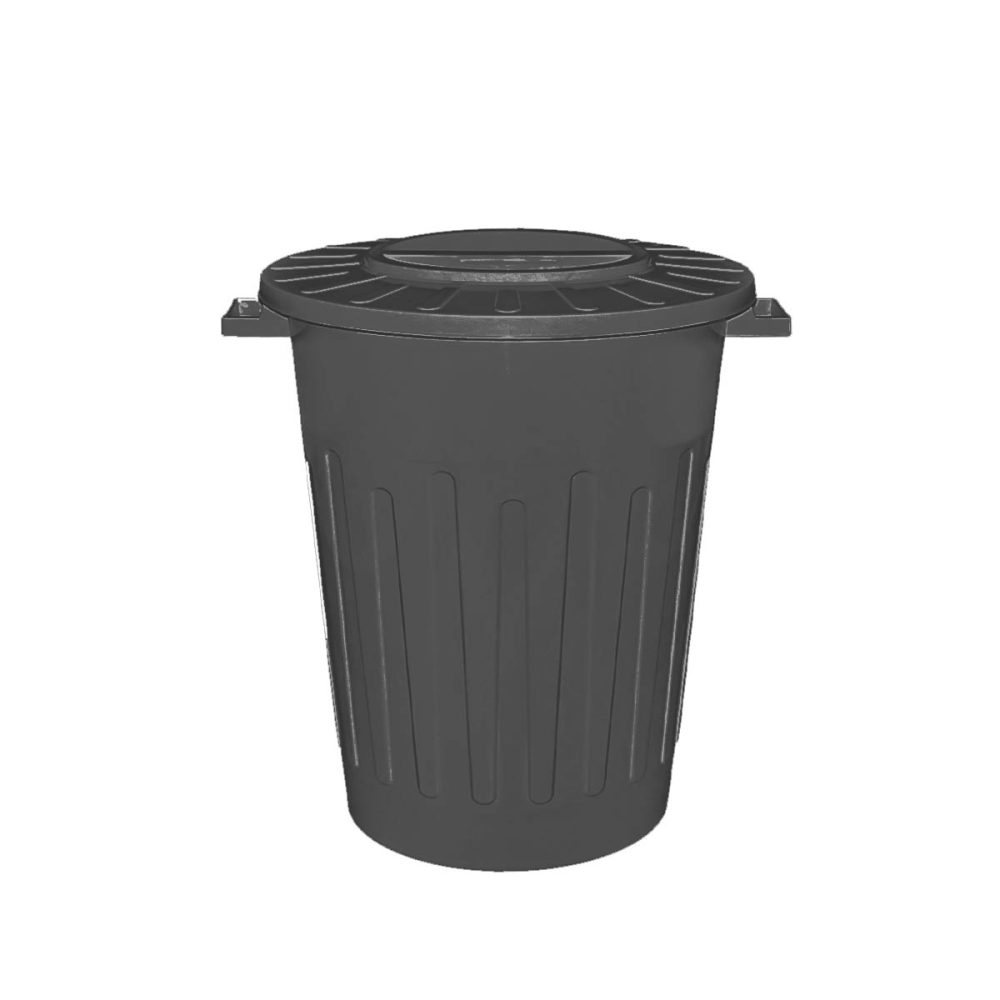 2244-negro-2 RECIPIENTE REDONDO TAPA PLANA X 100 LTS