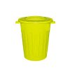 2244-verde RECIPIENTE REDONDO TAPA PLANA X 100 LTS