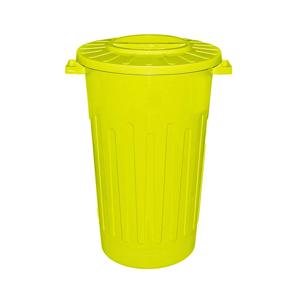 2245-verde RECIPIENTE REDONDO TAPA PLANA X 120 LTS