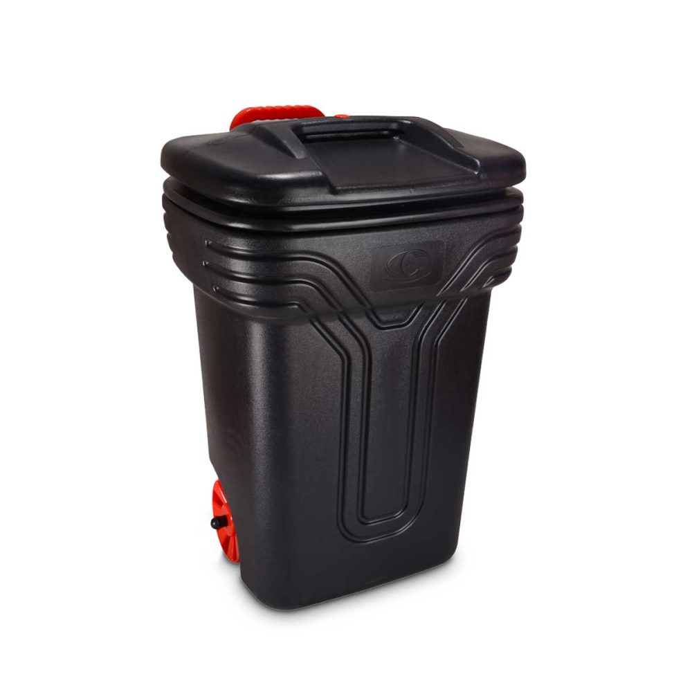 2250-zfrente RECIPIENTE PORTABLE CON TAPA Y RUEDAS X 150 LTS