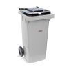 2255-Gris RECIPIENTE PORTABLE CON TAPA DOBLE X 120 LTS