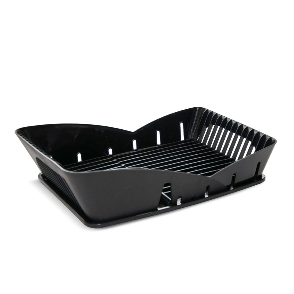 378-negro ESCURREPLATOS SERRA CON BANDEJA