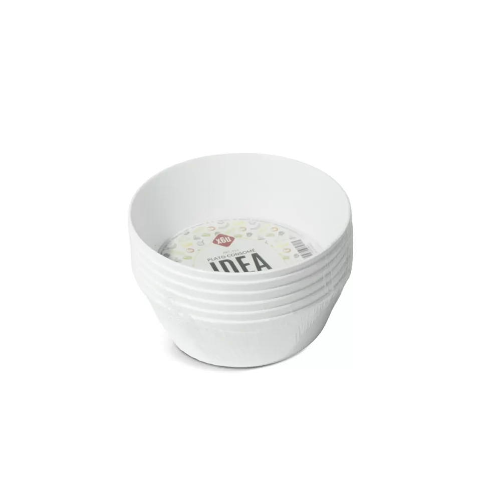 413-blanco PLATO CONSOMÉ IDEA X6