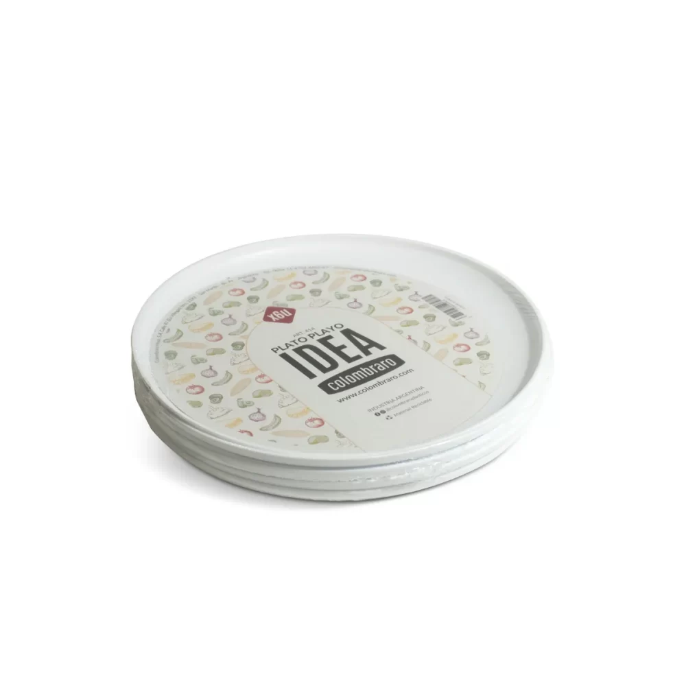 414-blanco PLATO PLAYO IDEA X6