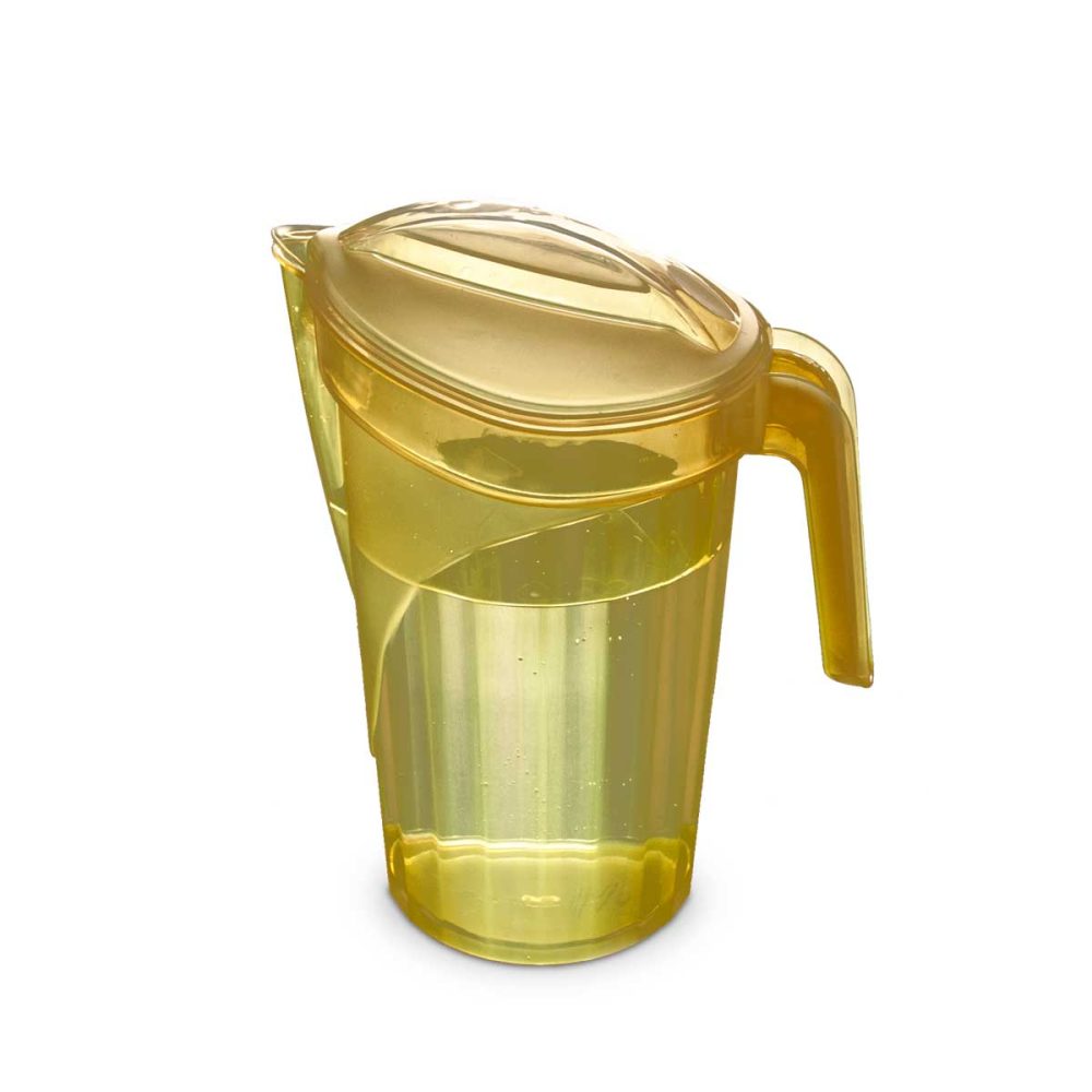 JARRA FACETADA CON TAPA 2,5 LTS.