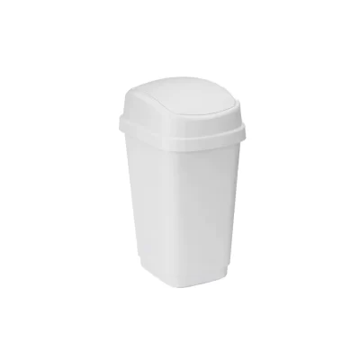 7552-slim-tapa vaiven blanco RECIPIENTE SLIM VAIVEN 10 L