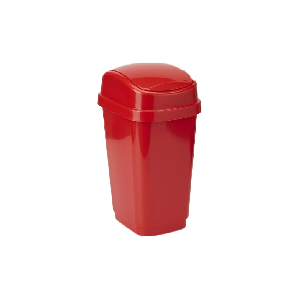 7552-slim-tapa vaiven rojo RECIPIENTE SLIM VAIVEN 10 L