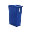 7557-web-azul RECIPIENTE RUDO SLIM 75 L TAPA RECICLADO MIXTO