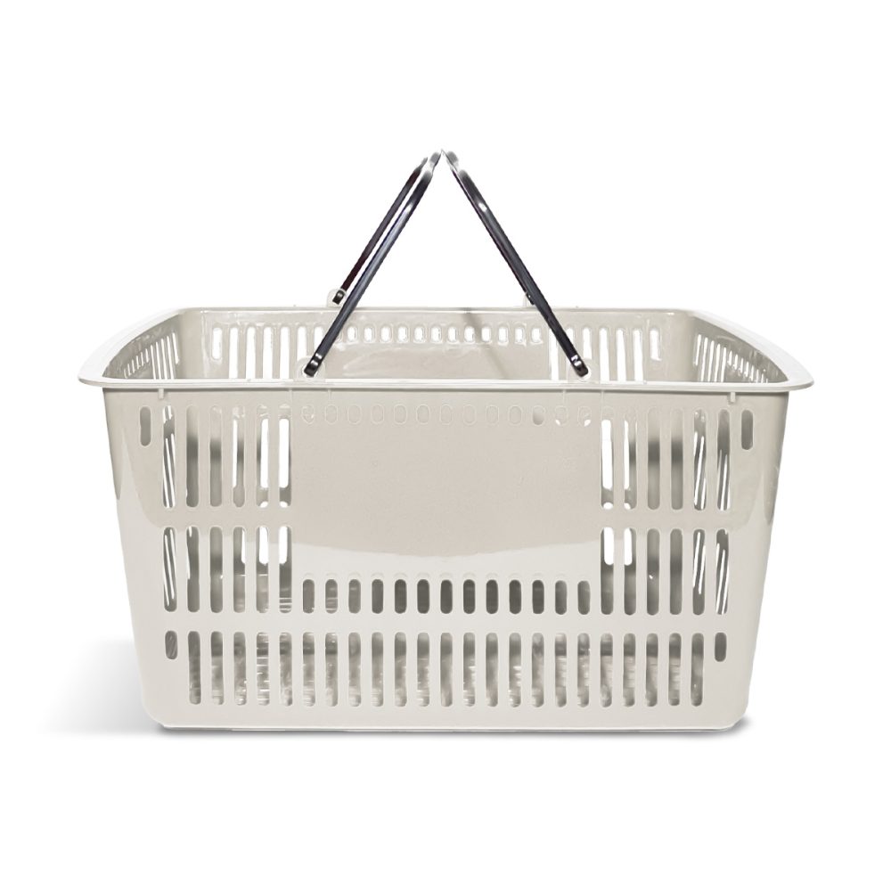8332-canasto basket grande gris CANASTO SHOPPING BASKET GRANDE