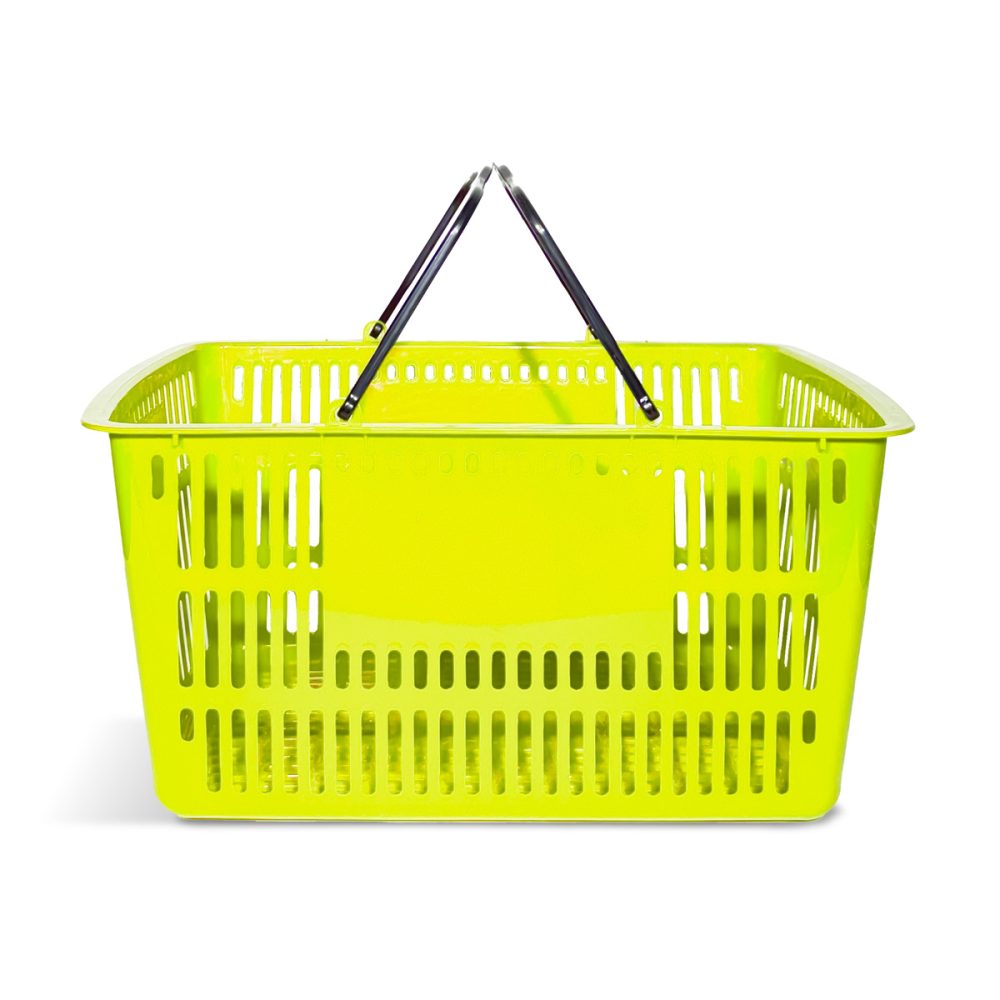 8332-canasto basket grande verde CANASTO SHOPPING BASKET GRANDE