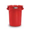 8347_rojo RECIPIENTE REDONDO RUDO 130 LTS CON TAPA