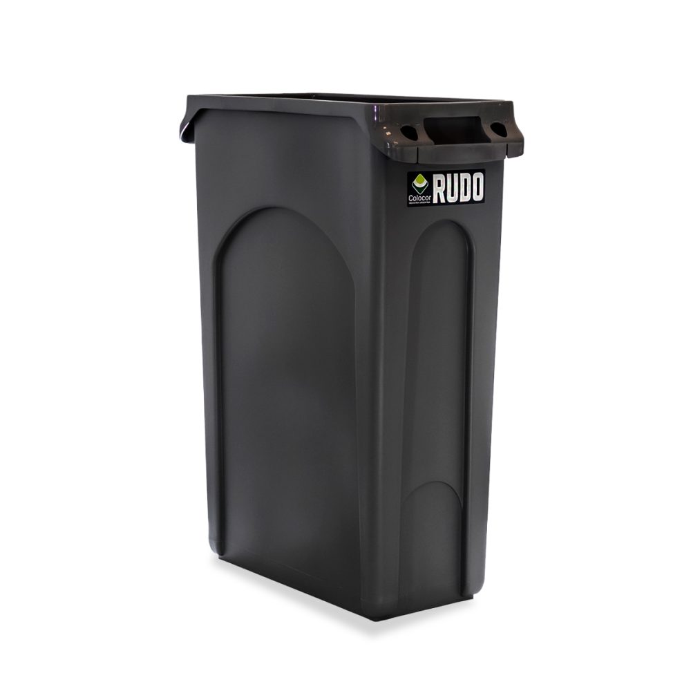8350_negro_perfil RECIPIENTE SLIM CON MANIJAS 87 LTS RUDO SIN TAPA