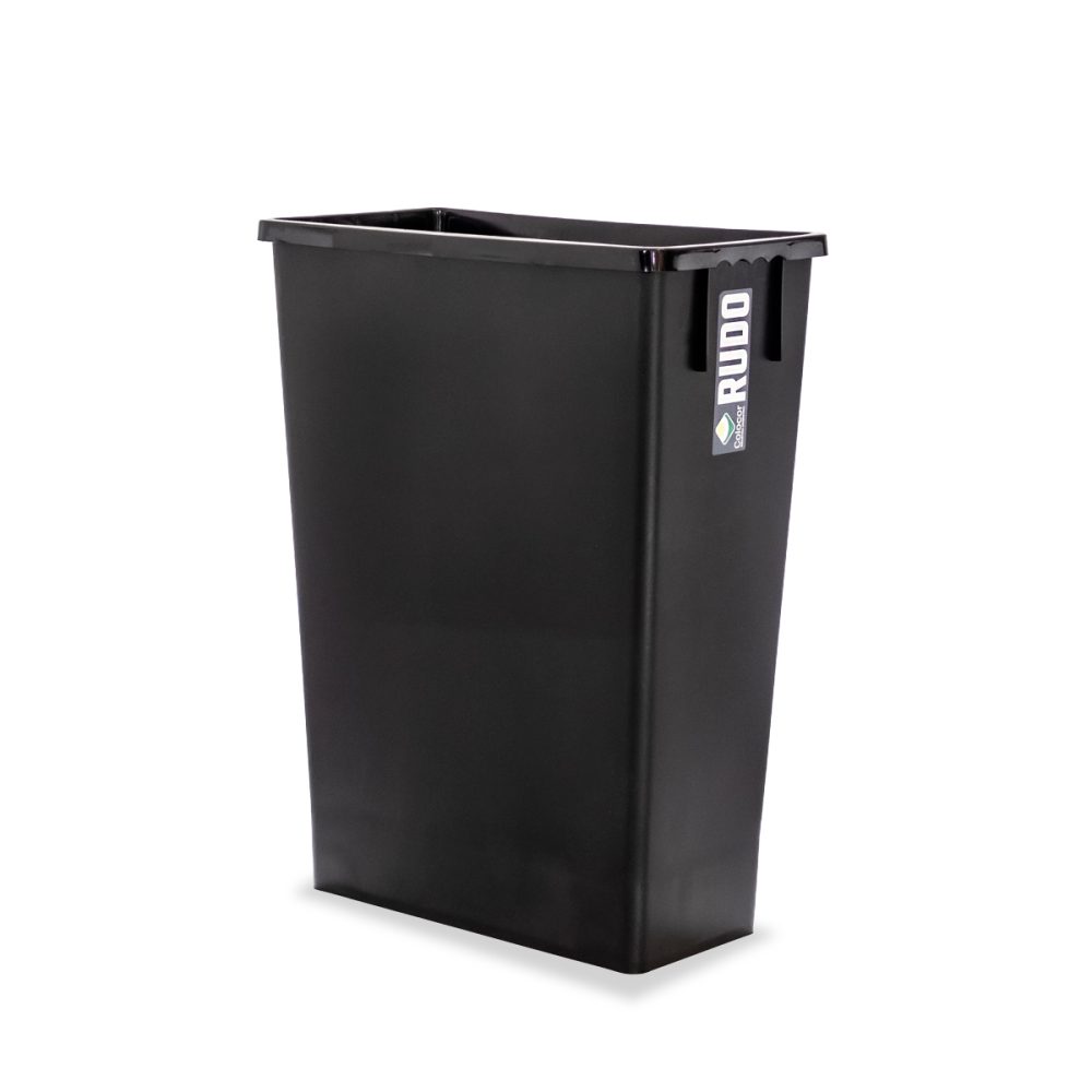 8351_negro_perfil RECIPIENTE SLIM CON MANIJAS 75 LTS RUDO SIN TAPA