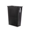 8351_negro_perfil RECIPIENTE SLIM CON MANIJAS 75 LTS RUDO SIN TAPA