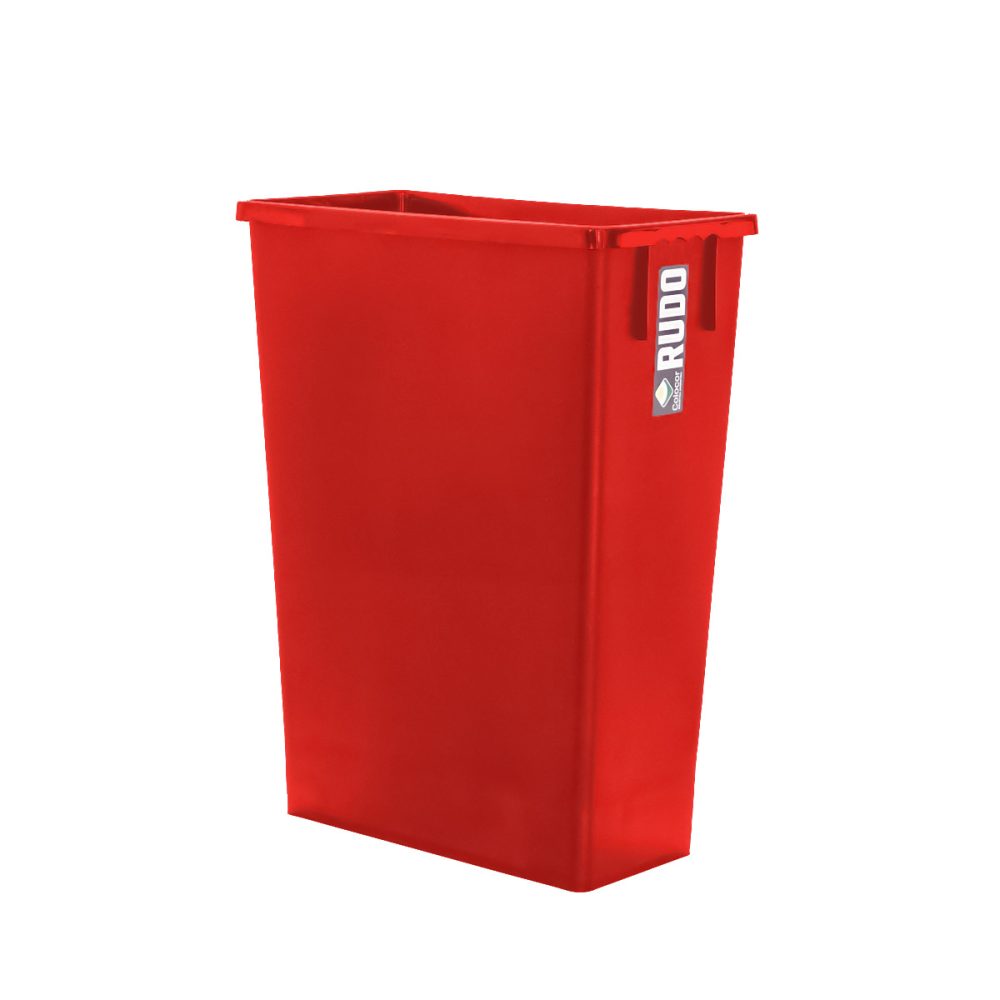 8351_rojo_perfil RECIPIENTE SLIM CON MANIJAS 75 LTS RUDO SIN TAPA
