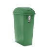 8357_verde_perfil_tapavaiven RECIPIENTE SLIM CON MANIJAS 75 LTS RUDO CON TAPA VAIVÉN