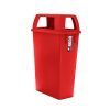 8358_rojo_perfil_tapacalada_ RECIPIENTE SLIM CON MANIJAS 75 LTS RUDO CON TAPA 4 BOCAS