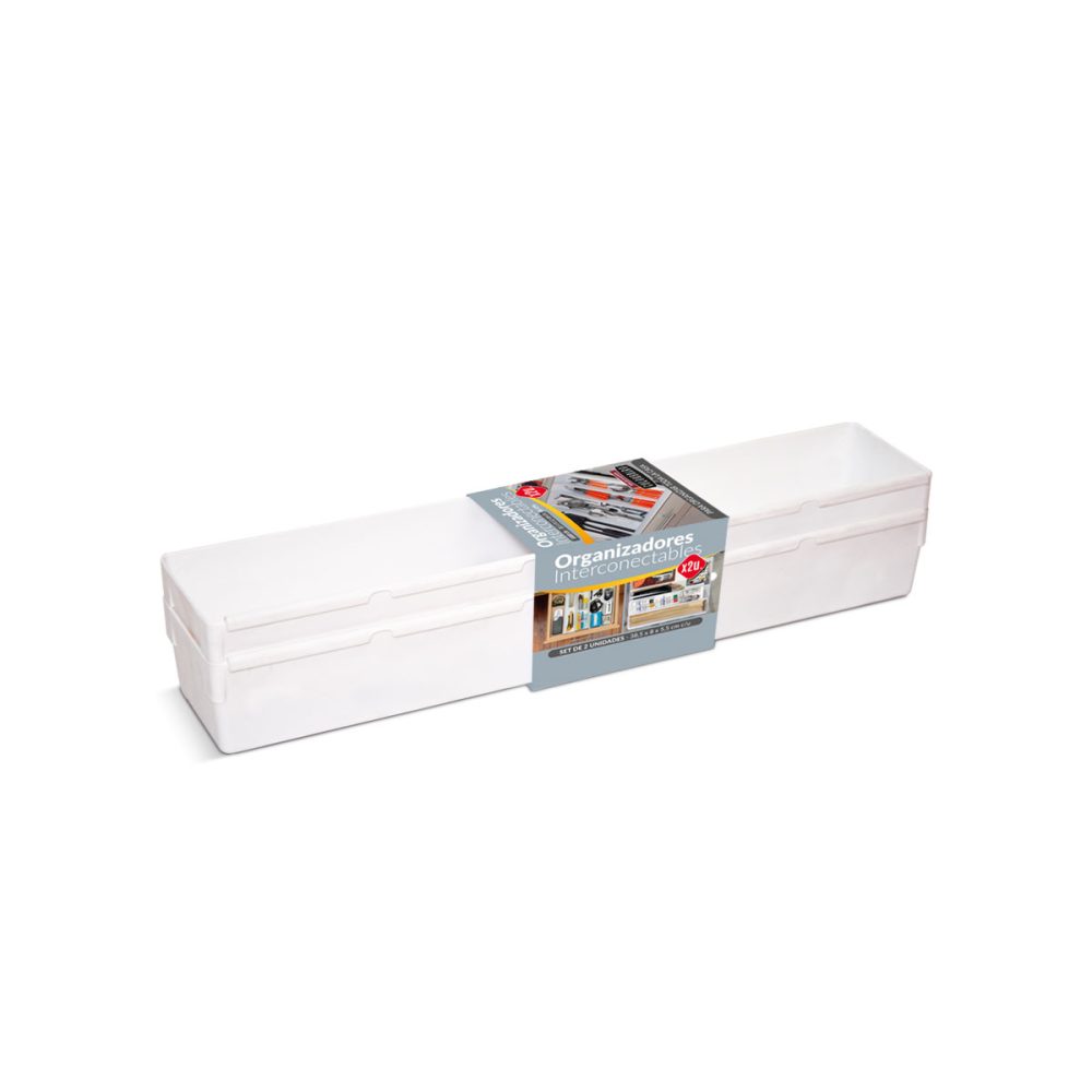 8724-z ORGANIZADORES INTERCONECTABLES LARGOS X 2 UNIDADES