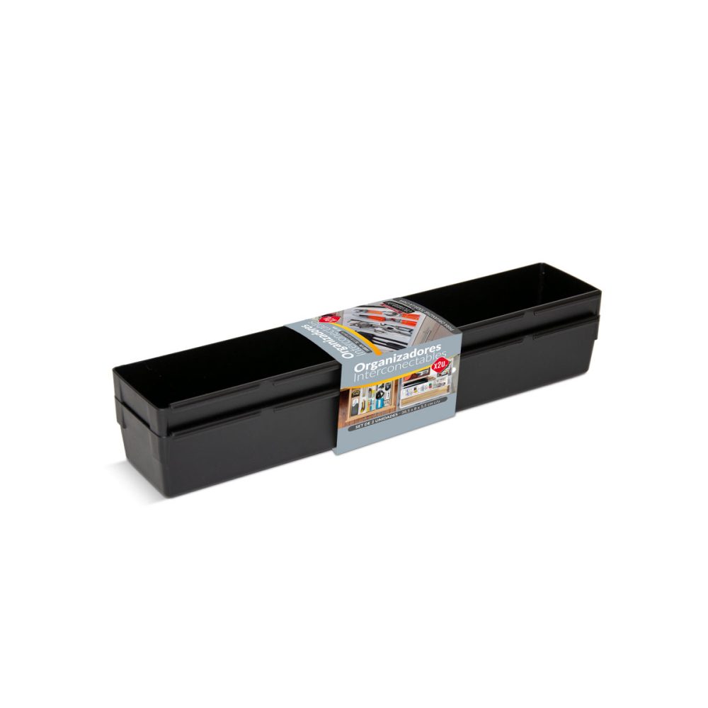8724-zn ORGANIZADORES INTERCONECTABLES LARGOS X 2 UNIDADES