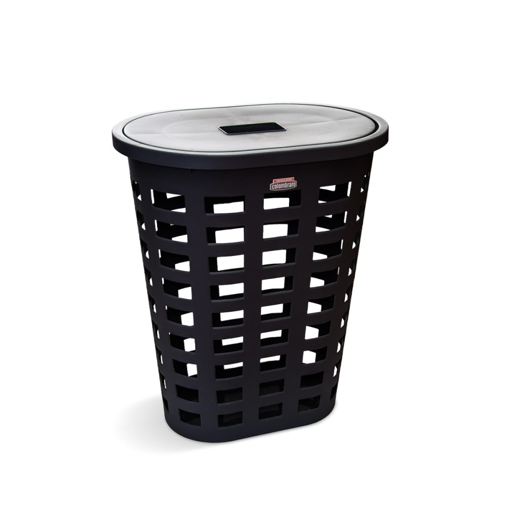 CESTO CALADO OVAL DUNA CON TAPA