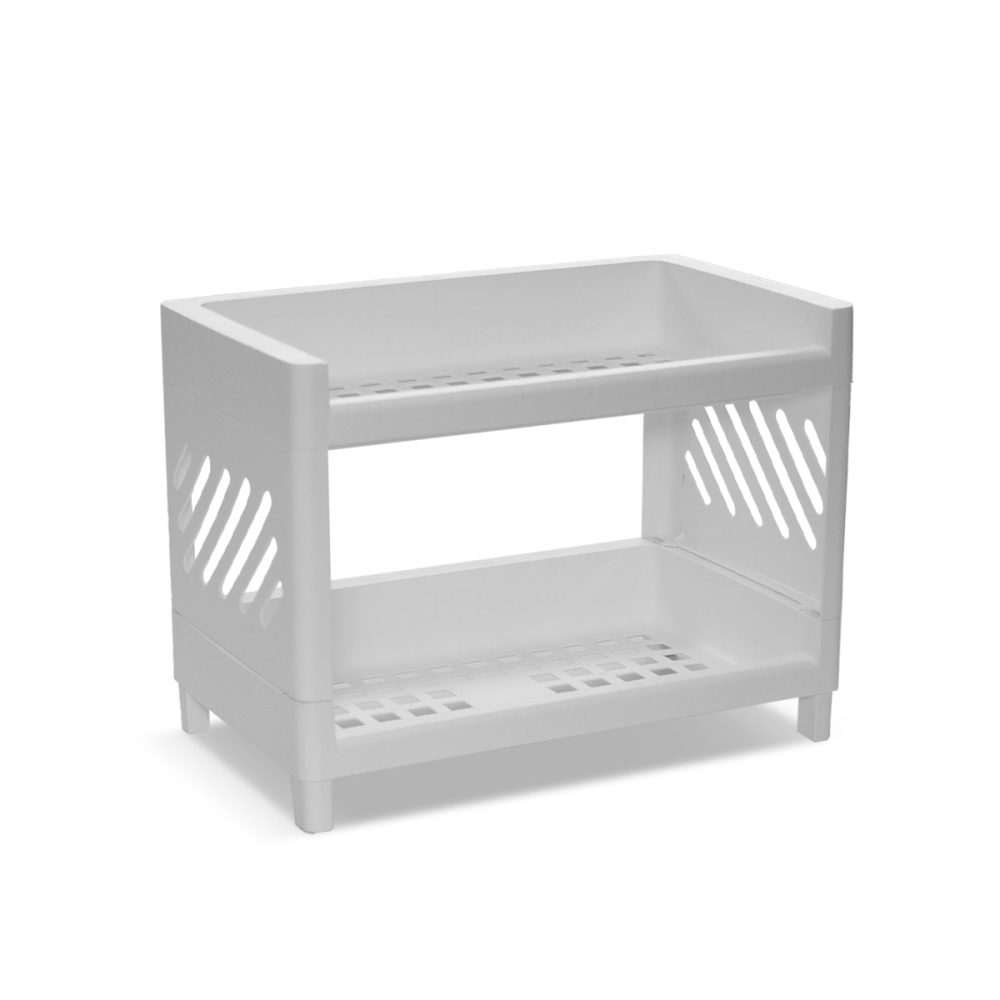 9365-gris ORGANIZADOR IDEA DOBLE PISO
