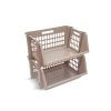 9366-e CONTENEDOR APILABLE CALADO NAPOLES X 2